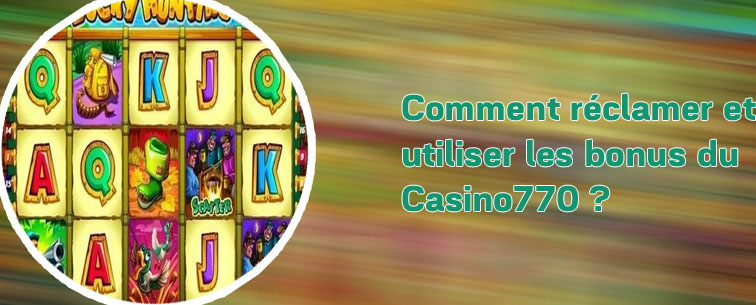 Casino 770 bonus sans depot