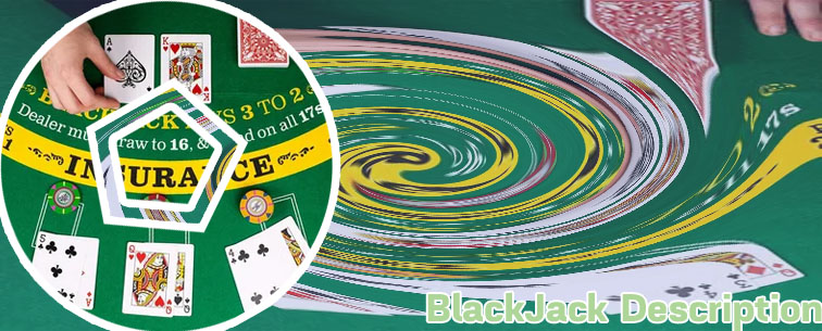 Jeu de carte casino blackjack