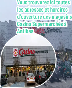Supermarché casino antibes rochat